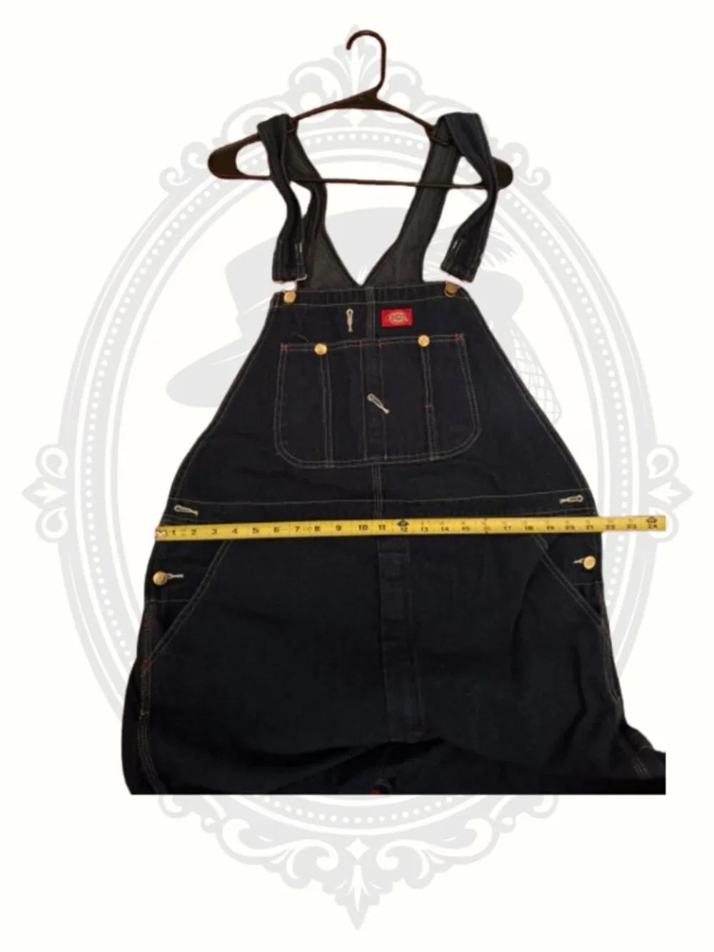 Dickies Stonewashed Indigo Denim Bib Overalls – Like New – Size 38x34 Workwear